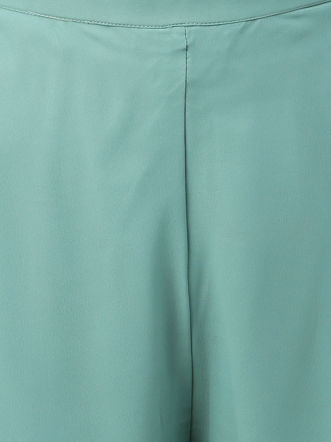 Women’s Freesize Georgette Flared Sharara Palazzo Pant with Lining
