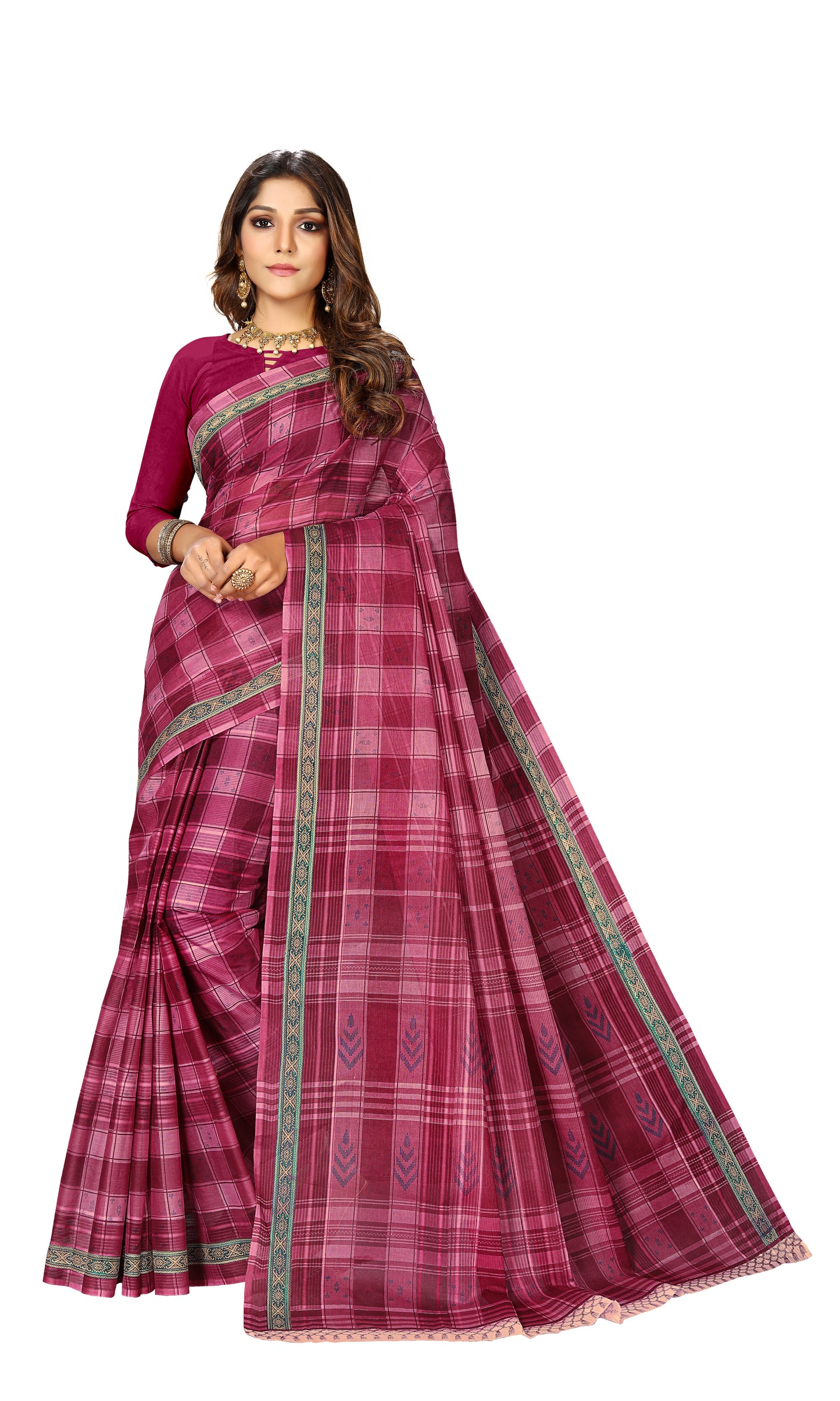 Pure Cotton Printed Mul Mul Saree for Women without Blouse Piece