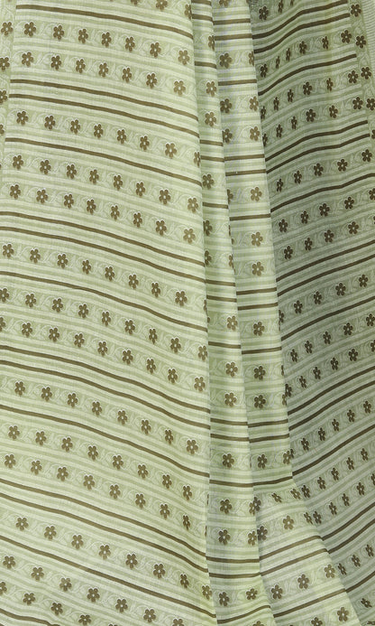 Pure Cotton Printed+Embroidery Mul Mul Saree for Women