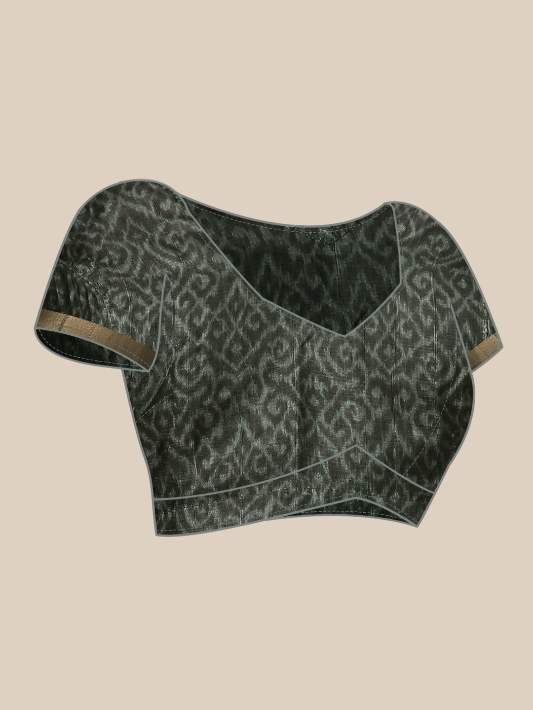Printed Art Silk Saree with Unstitched Blouse Piece