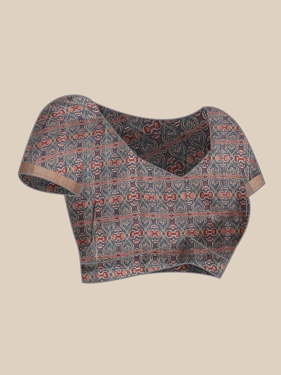 Printed Art Silk Saree with Unstitched Blouse Piece