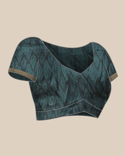 Printed Art Silk Saree with Unstitched Blouse Piece