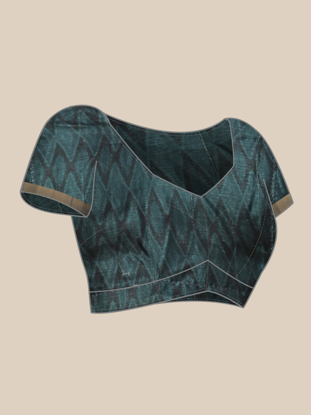 Printed Art Silk Saree with Unstitched Blouse Piece