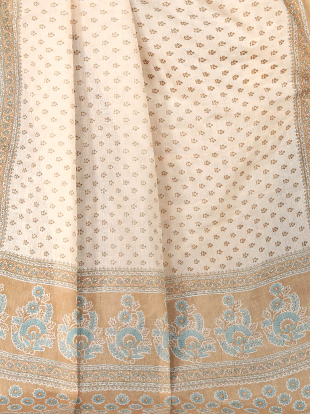 Pure Cotton Printed Mulmul Saree for Women without Blouse Piece