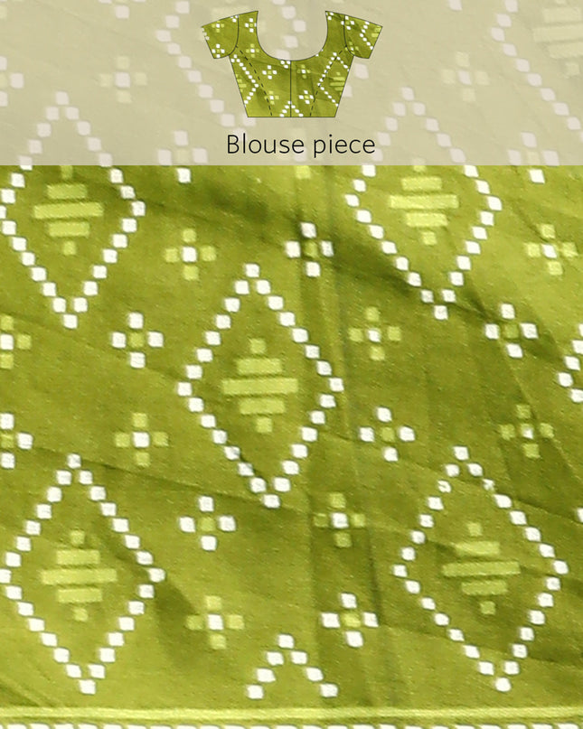 Pure Cotton Printed Mulmul Saree for Women with Blouse Piece