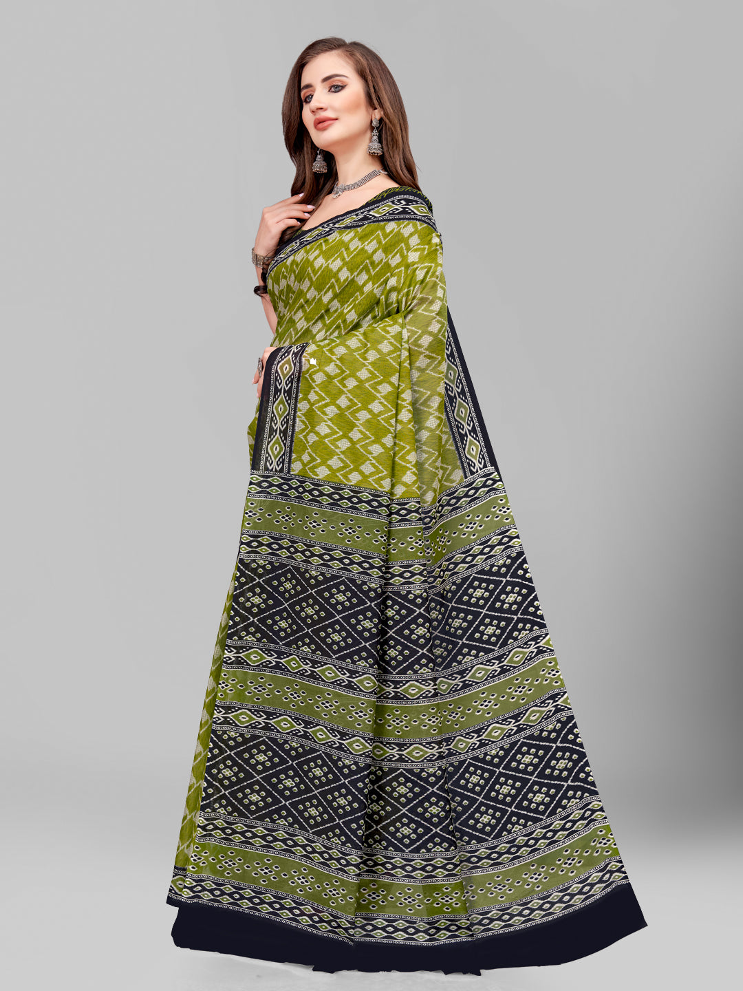 Pure Cotton Printed Mulmul Saree for Women with Blouse Piece