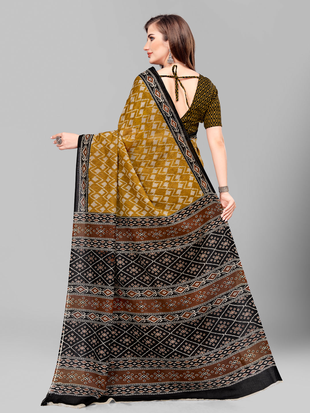 Pure Cotton Printed Mulmul Saree for Women with Blouse Piece