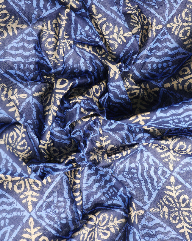 Pure Cotton Printed Mulmul Saree for Women with Blouse Piece