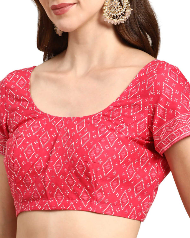 Pure Cotton Printed Mulmul Saree for Women with Blouse Piece