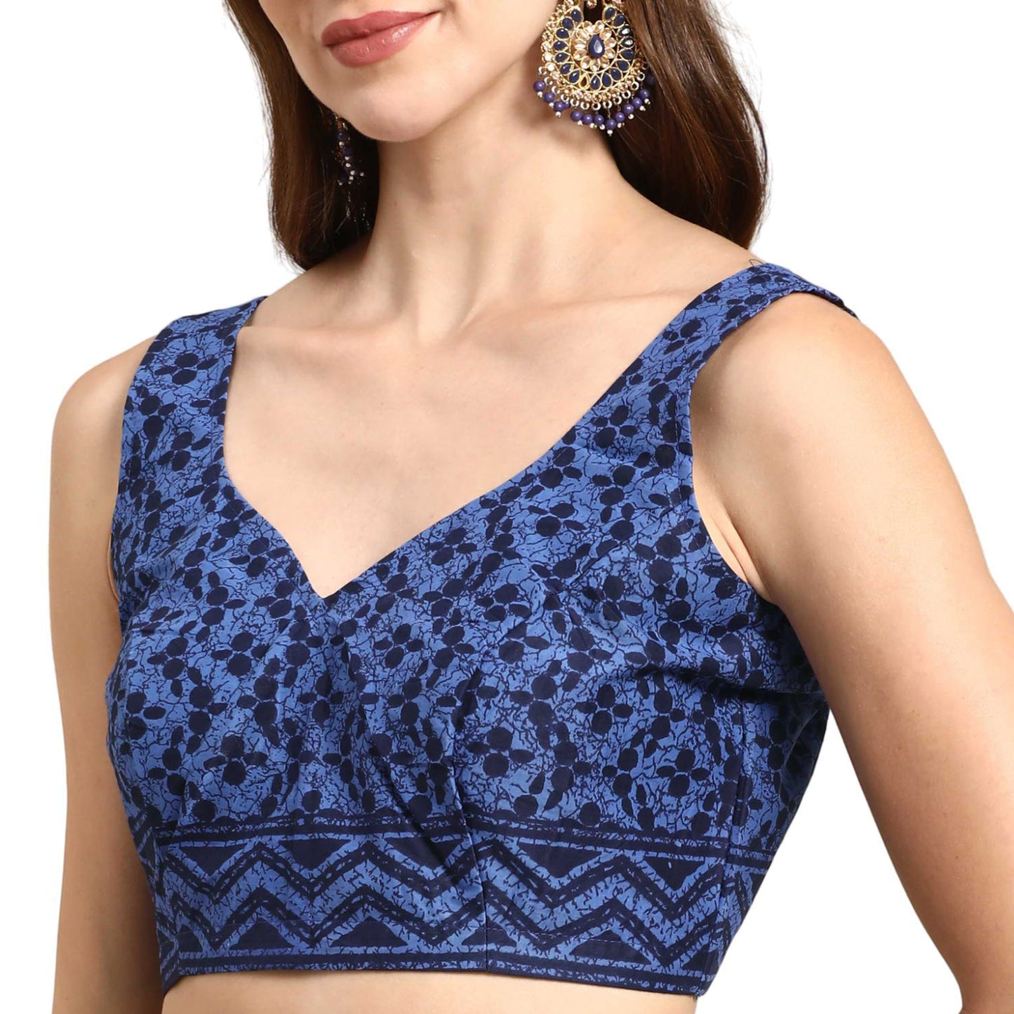 Pure Cotton Printed Mulmul Saree for Women with Blouse Piece