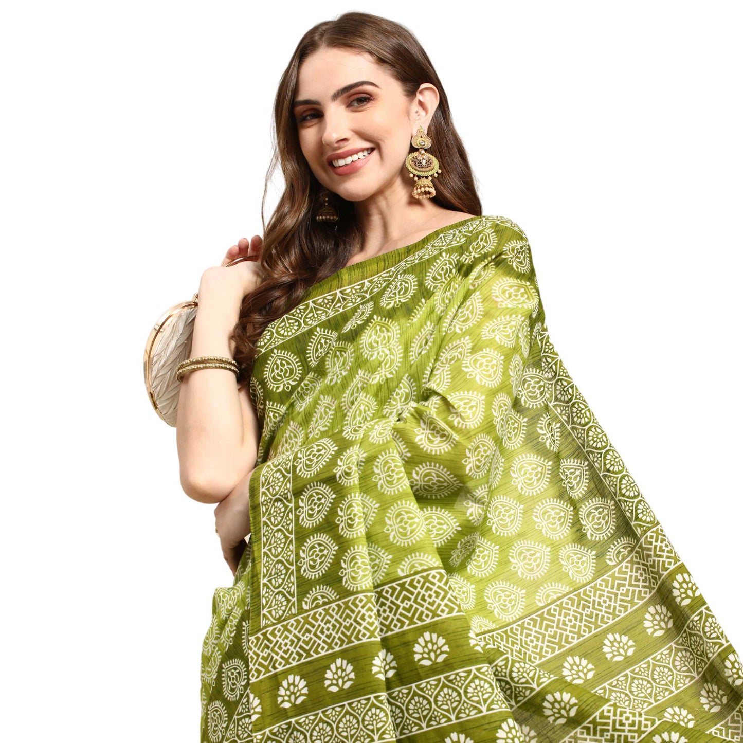 Pure Cotton Printed Mulmul Saree for Women with Blouse Piece