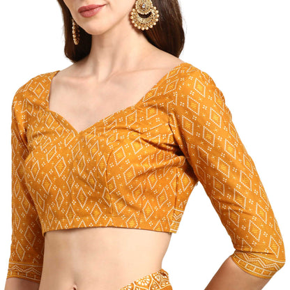 Pure Cotton Printed Mulmul Saree for Women with Blouse Piece