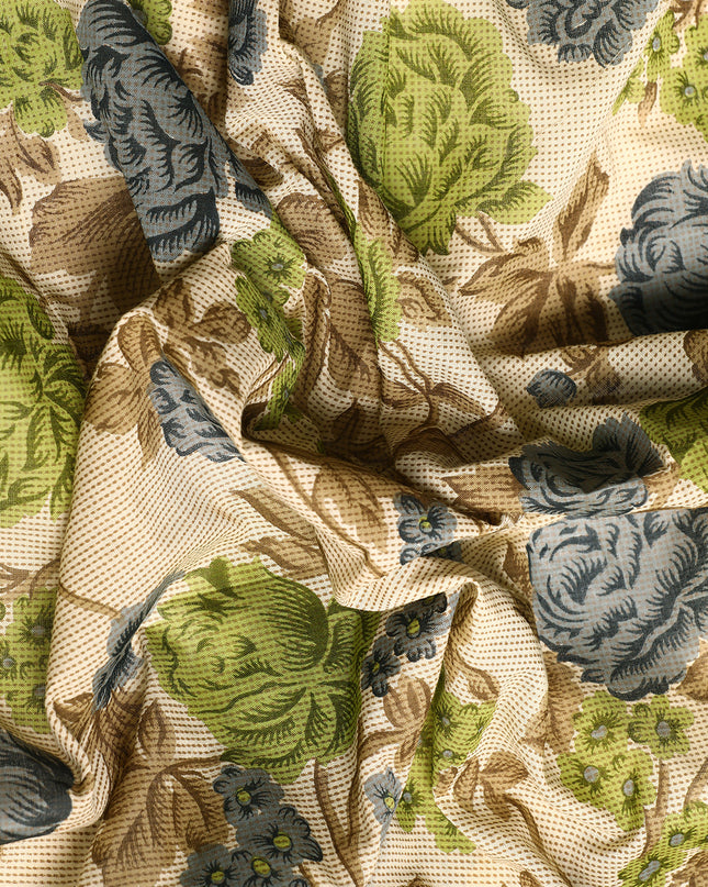 Pure Cotton Printed Mulmul Saree for Women with Blouse Piece