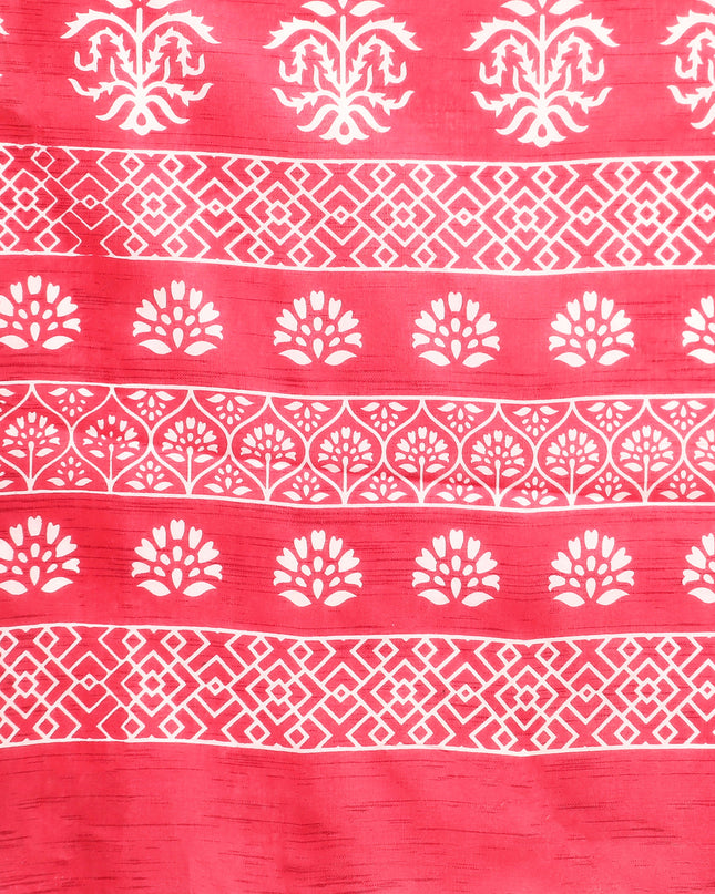 Pure Cotton Printed Mulmul Saree for Women with Blouse Piece