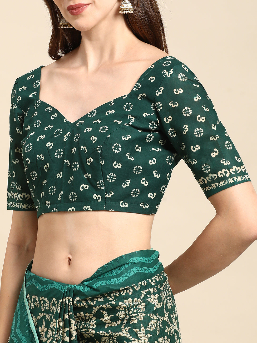 Pure Cotton Printed Mulmul Saree for Women with Blouse Piece