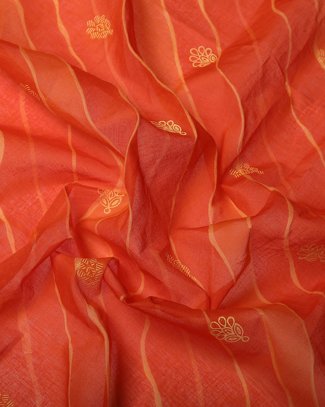 Pure Cotton Printed Mulmul Saree for Women with Blouse Piece