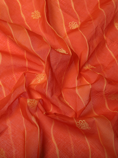 Pure Cotton Printed Mulmul Saree for Women with Blouse Piece