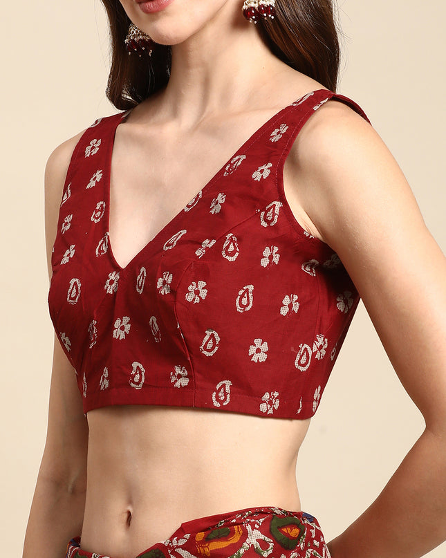 Pure Cotton Printed Mulmul Saree for Women with Blouse Piece