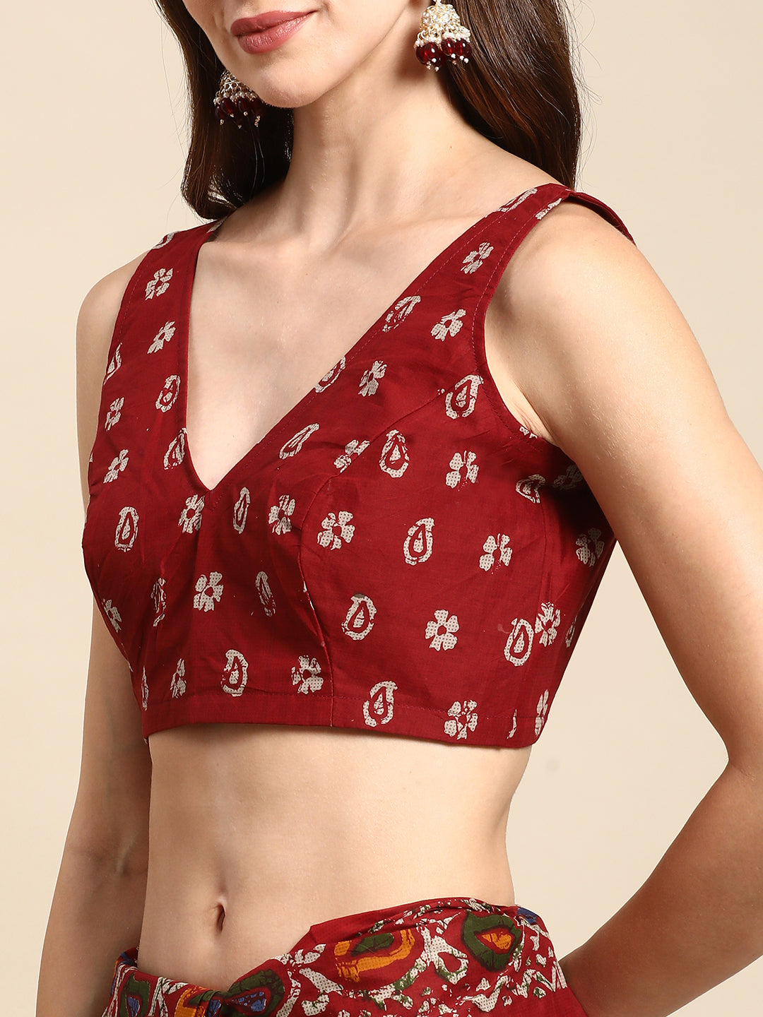 Pure Cotton Printed Mulmul Saree for Women with Blouse Piece