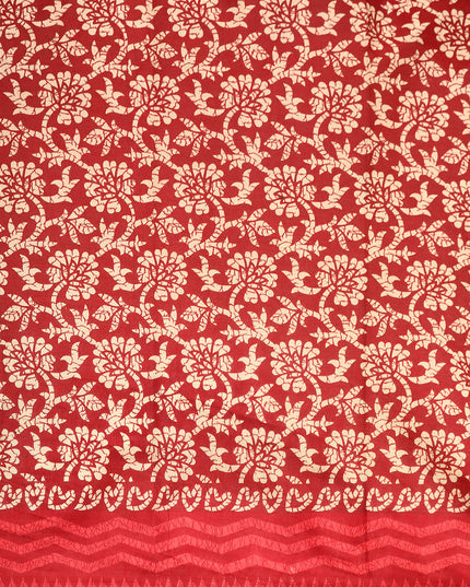Pure Cotton Printed Mulmul Saree for Women with Blouse Piece