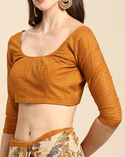 Pure Cotton Printed Mulmul Saree for Women with Blouse Piece