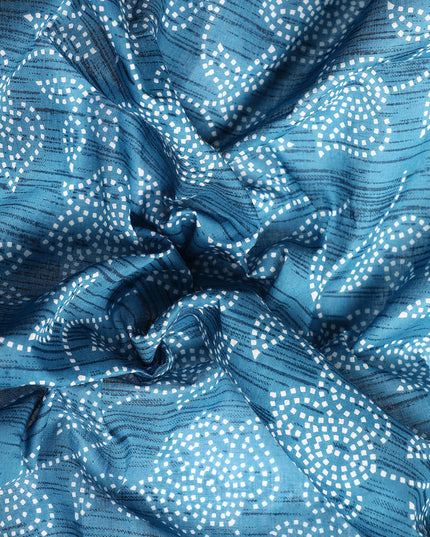 Pure Cotton Printed Mulmul Saree for Women with Blouse Piece