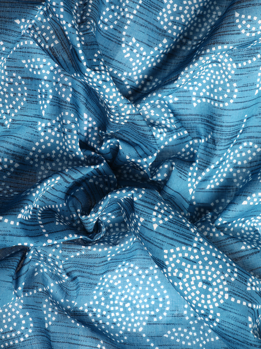 Pure Cotton Printed Mulmul Saree for Women with Blouse Piece