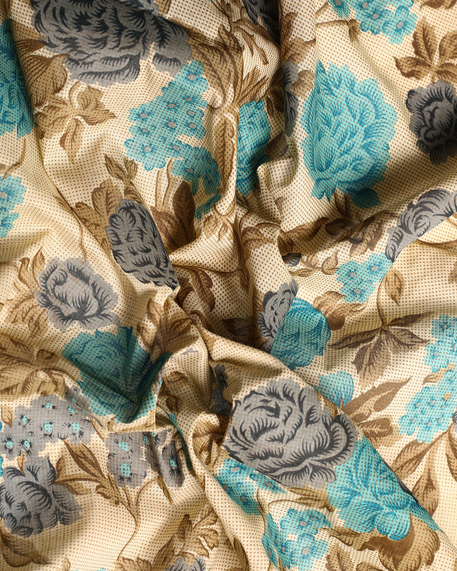 Pure Cotton Printed Mulmul Saree for Women with Blouse Piece