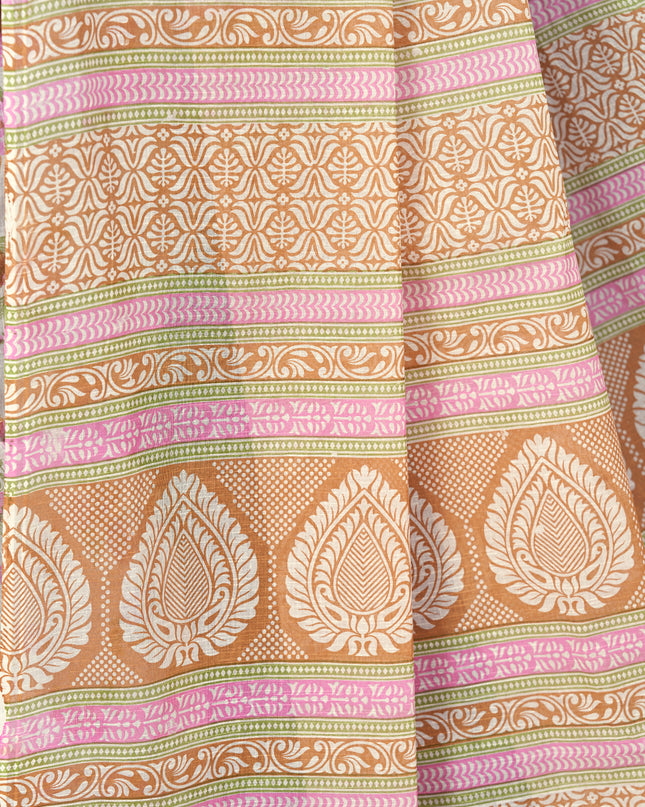 Pure Cotton Printed Mulmul Saree for Women with Blouse Piece