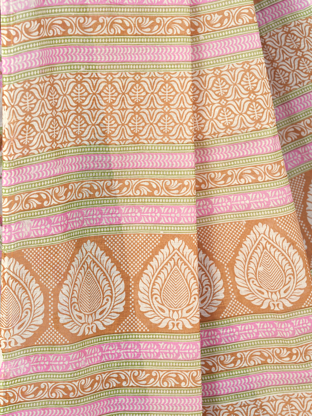 Pure Cotton Printed Mulmul Saree for Women with Blouse Piece