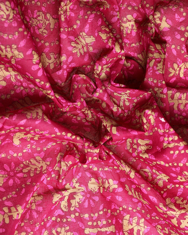 Pure Cotton Printed Mulmul Saree for Women with Blouse Piece
