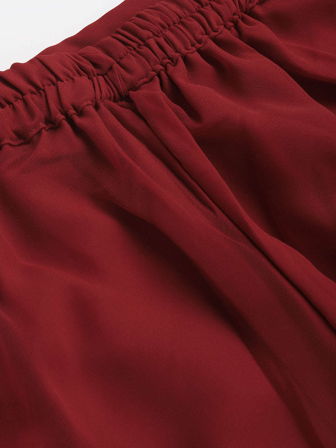 Women’s Freesize Georgette Flared Sharara Palazzo Pant with Lining
