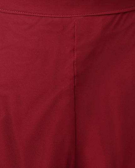 Women’s Freesize Georgette Flared Sharara Palazzo Pant with Lining