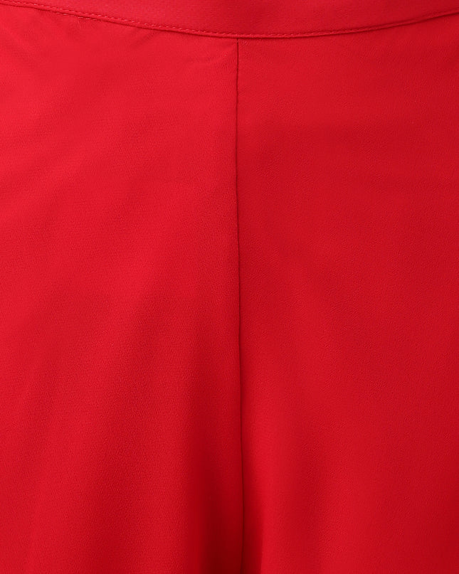 Women’s Freesize Georgette Flared Sharara Palazzo Pant with Lining