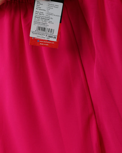 Women’s Freesize Georgette Flared Sharara Palazzo Pant with Lining