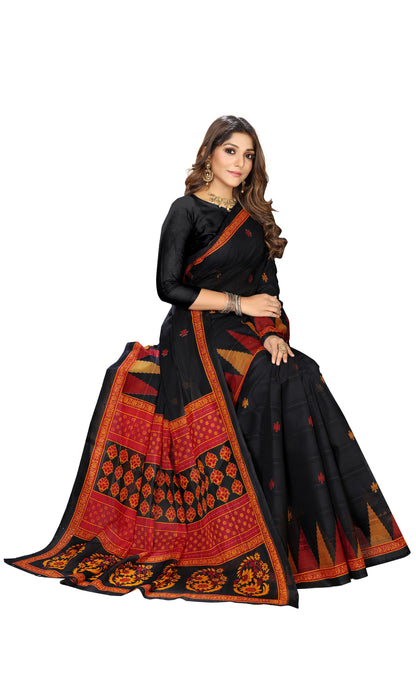 Pure Cotton Printed Mul Mul Saree for Women without Blouse Piece