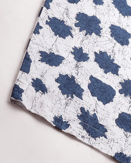 Women's Cotton Printed Loose Fit Flared Wide Leg Palazzo Pants