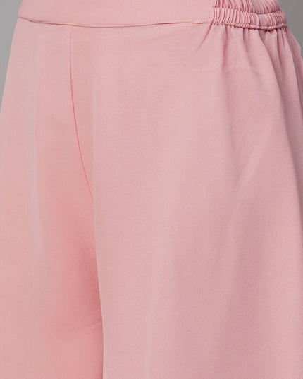 Women’s Freesize Georgette Flared Sharara Palazzo Pant with Lining