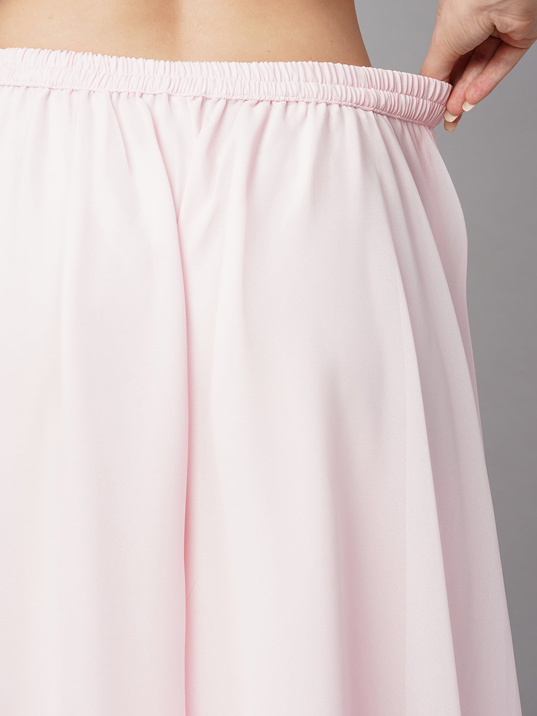 Women’s Freesize Georgette Flared Sharara Palazzo Pant with Lining