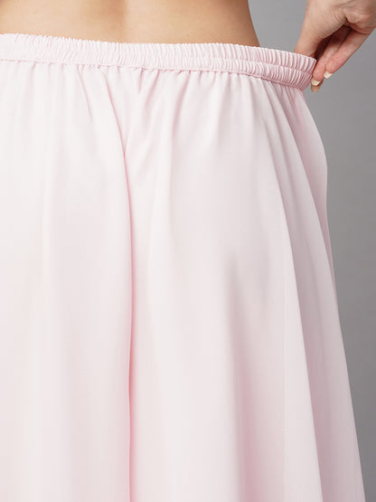 Women’s Freesize Georgette Flared Sharara Palazzo Pant with Lining