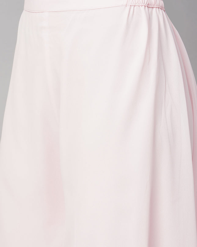 Women’s Freesize Georgette Flared Sharara Palazzo Pant with Lining