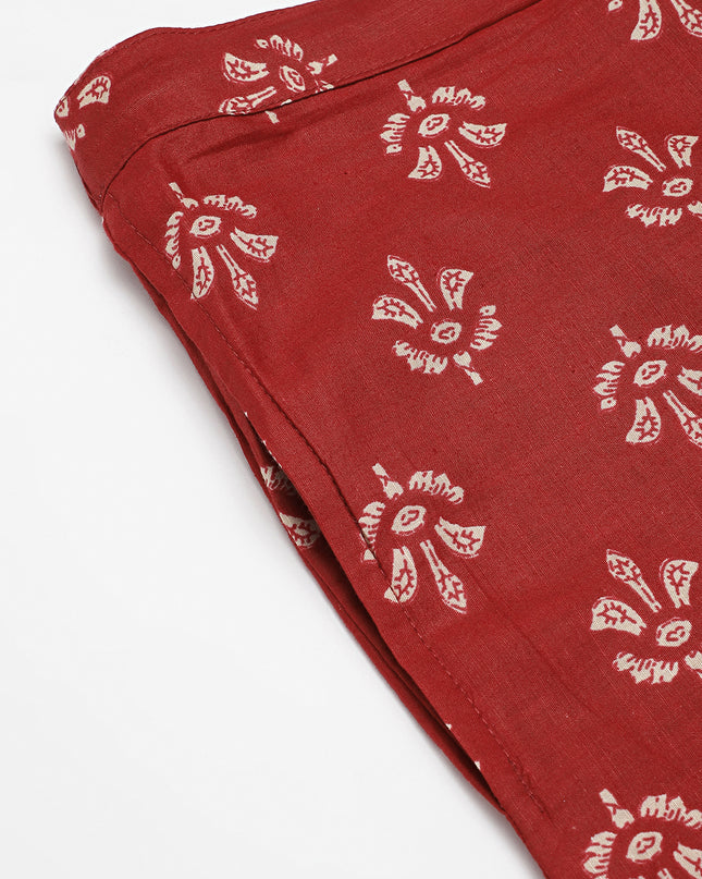 Women's Cotton Printed Loose Fit Flared Wide Leg Palazzo Pants