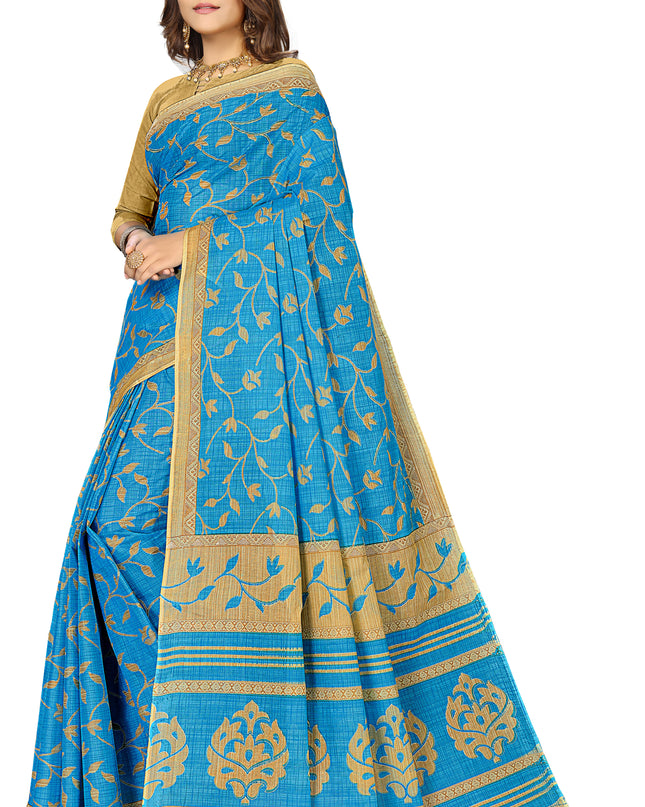 Pure Cotton Printed Mul Mul Saree for Women without Blouse Piece