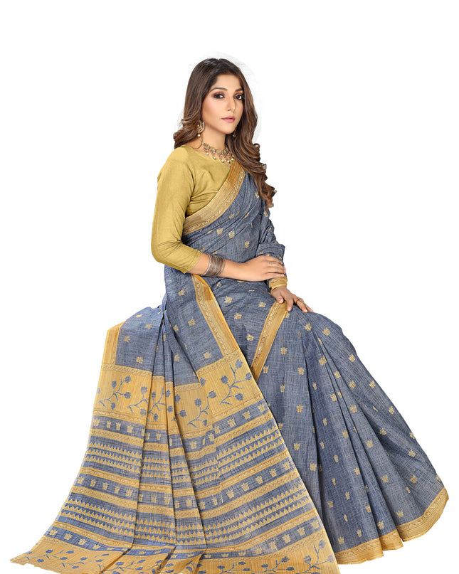 Pure Cotton Printed Mul Mul Saree for Women without Blouse Piece