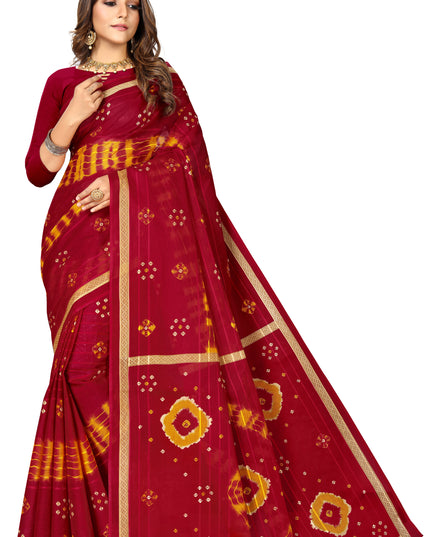 Cotton Printed Mul Mul Saree for Women without Blouse Piece