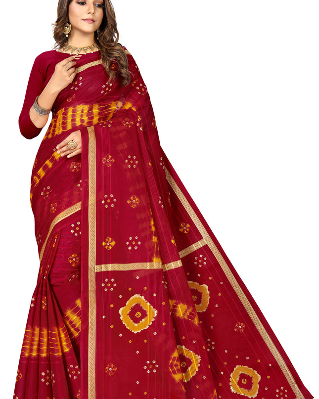 Cotton Printed Mul Mul Saree for Women without Blouse Piece