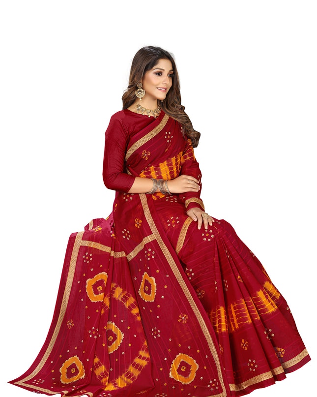 Cotton Printed Mul Mul Saree for Women without Blouse Piece