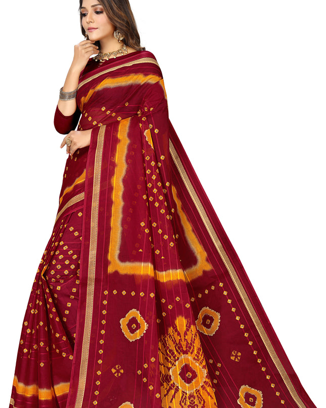 Cotton Printed Mul Mul Saree for Women without Blouse Piece