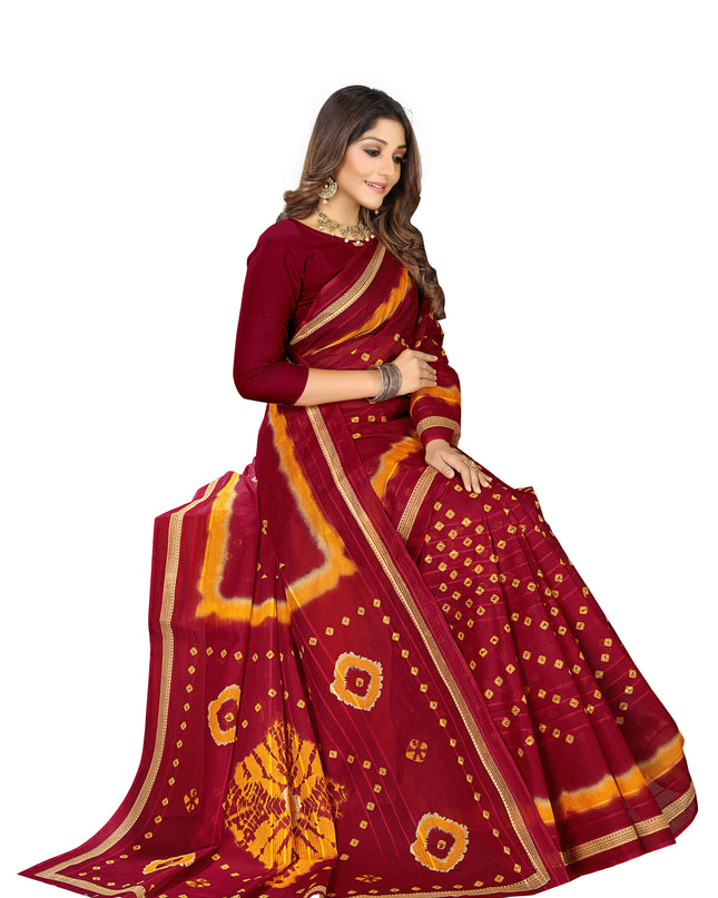 Cotton Printed Mul Mul Saree for Women without Blouse Piece