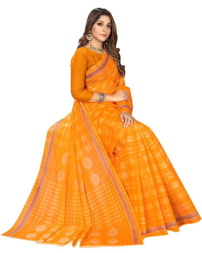 Pure Cotton Printed Mul Mul Saree for Women without Blouse Piece